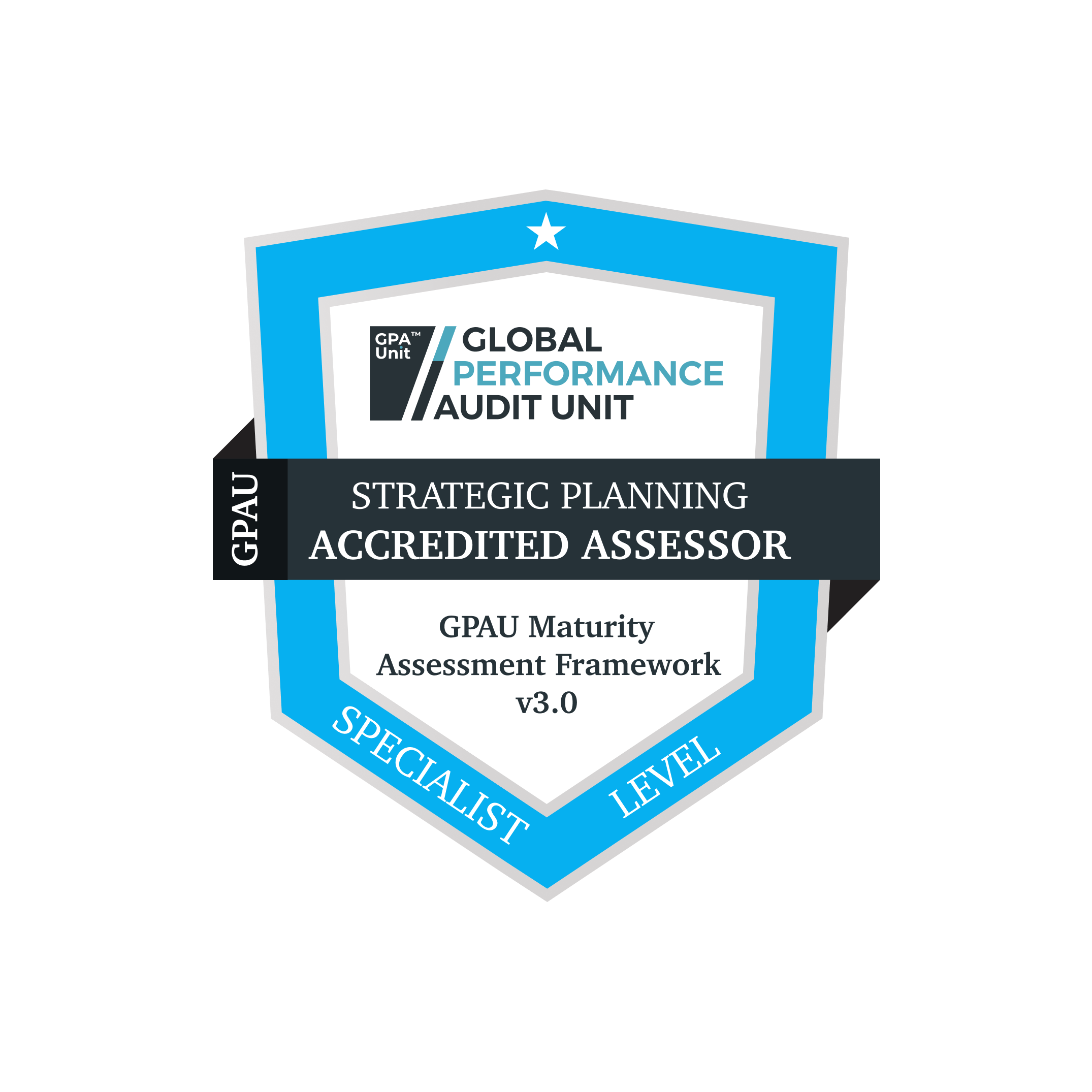 Accredited Assessor Badges 01 Strategic Planning 01 Specialist Level badge
